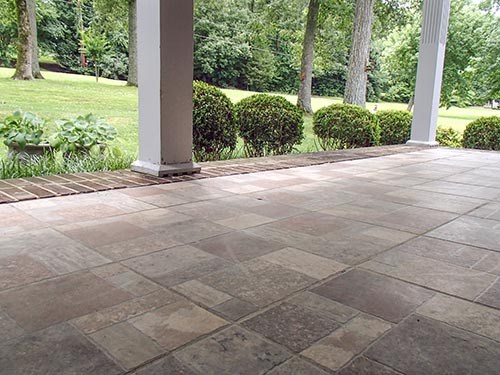 PolyLevel for Sunken Patio in Charleston, Savannah, Macon