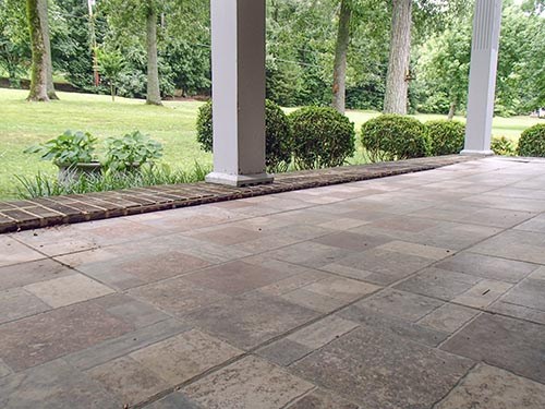 PolyLevel for Sunken Patio in Charleston, Savannah, Macon
