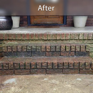 Sinking stairs repaired with PolyLevel® Savannah