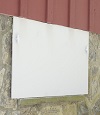 head-on view of one of our doors installed in Saint Marys for crawl spaces