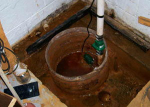 Extreme clogging and rust in a Statesboro sump pump system